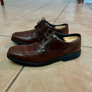 Bostonian Men's Brown Dress Shoes Oxford Apron Toe